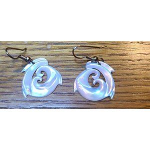 Earrings mother of pearl